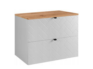 TREND biely matný W80DC závesná skrinka pod umývadlo 80 cm TREND biely matný W80DC závesná skrinka pod umývadlo 80 cm