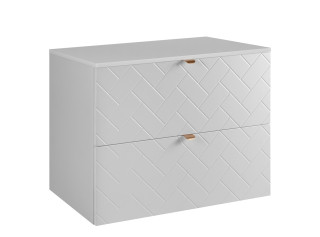 TREND biely matný W80DW závesná skrinka pod umývadlo 80 cm TREND biely matný W80DW závesná skrinka pod umývadlo 80 cm