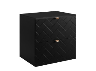 TREND čierny matný B60DB závesná skrinka pod umývadlo 60 cm TREND čierny matný B60DB závesná skrinka pod umývadlo 60 cm