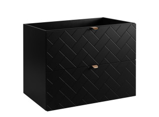 TREND čierny matný B80 závesná skrinka pod umývadlo 80 cm TREND čierny matný B80 závesná skrinka pod umývadlo 80 cm