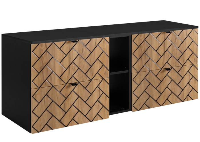 TREND dub craft zlatý C140DB závesná skrinka pod umývadlo 140 cm TREND dub craft zlatý C140DB závesná skrinka pod umývadlo 140 cm