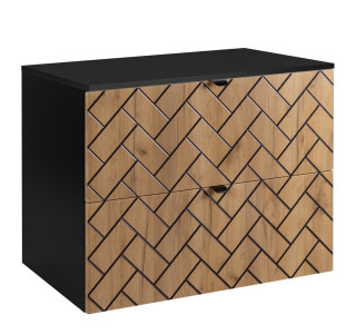 TREND dub craft zlatý C80DB závesná skrinka pod umývadlo 80 cm