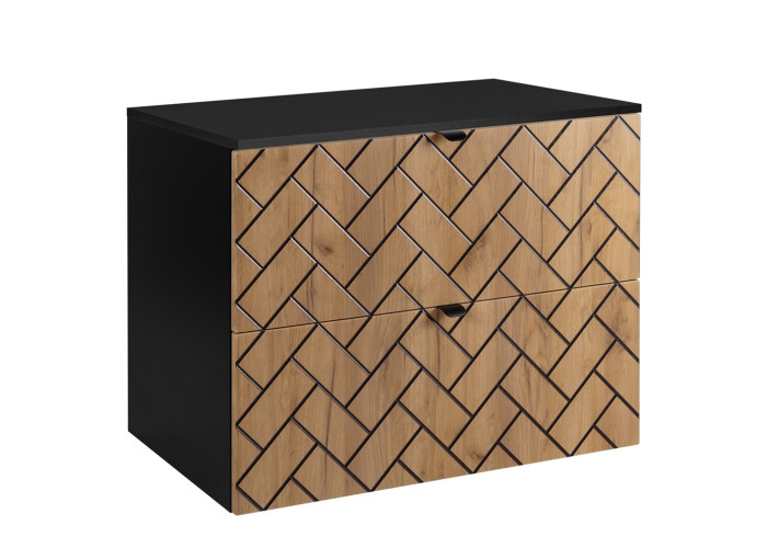 TREND dub craft zlatý C80DB závesná skrinka pod umývadlo 80 cm