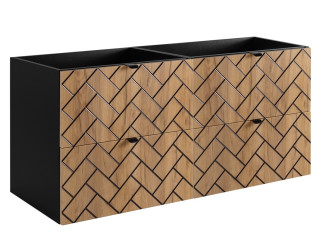 TREND dub craft zlatý C120 závesná skrinka pod umývadlo 120 cm TREND dub craft zlatý C120 závesná skrinka pod umývadlo 120 cm