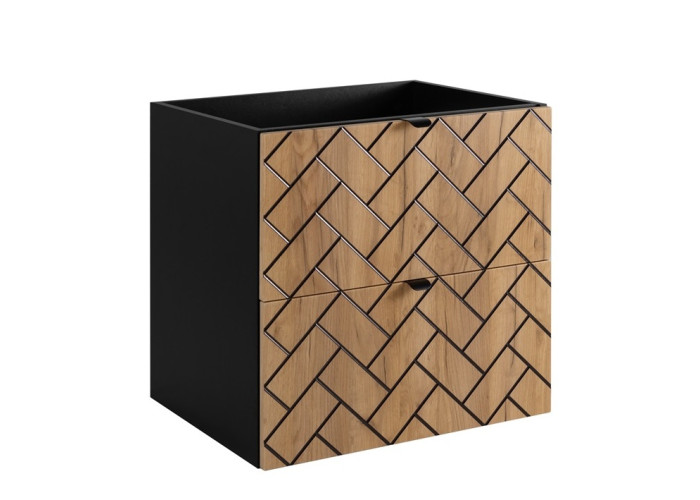 TREND dub craft zlatý C60 závesná skrinka pod umývadlo 60 cm