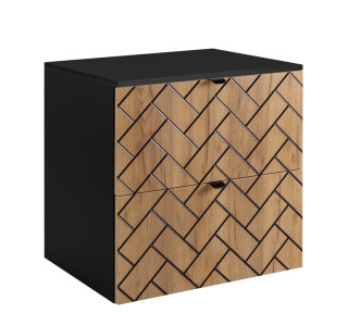 TREND dub craft zlatý C60DB závesná skrinka pod umývadlo 60 cm