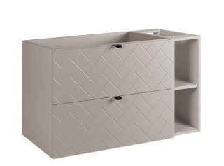 TREND kašmír K100 závesná skrinka pod umývadlo 100 cm TREND kašmír K100 závesná skrinka pod umývadlo 100 cm