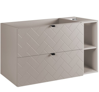 TREND kašmír K100 závesná skrinka pod umývadlo 100 cm