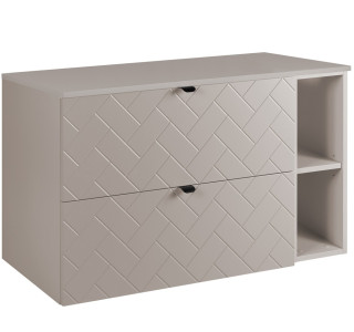 TREND kašmír K100DK závesná skrinka pod umývadlo 100 cm