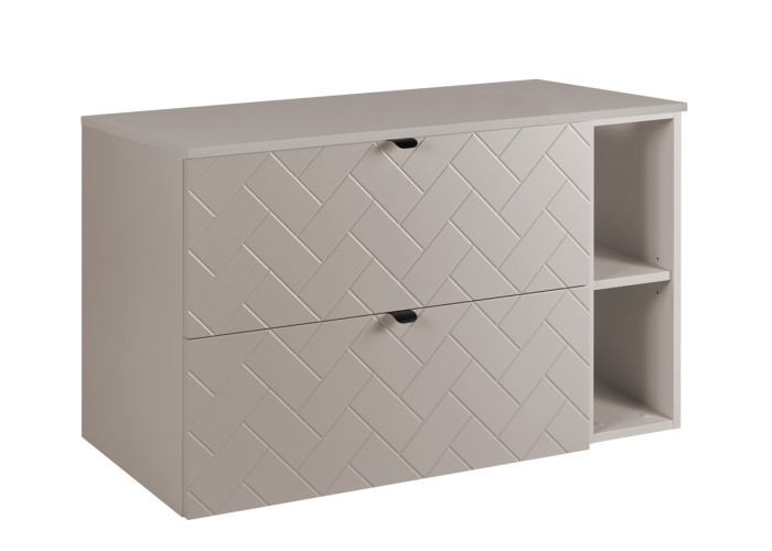 TREND kašmír K100DK závesná skrinka pod umývadlo 100 cm