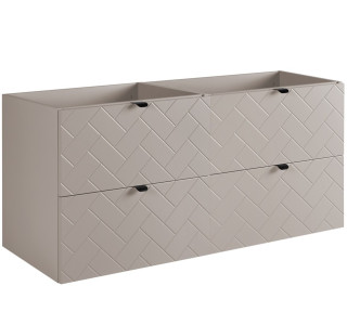 TREND kašmír K120 závesná skrinka pod umývadlo 120 cm