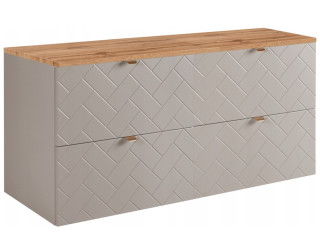 TREND kašmír K120DC závesná skrinka pod umývadlo 120 cm TREND kašmír K120DC závesná skrinka pod umývadlo 120 cm
