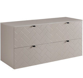 TREND kašmír K120DK závesná skrinka pod umývadlo 120 cm