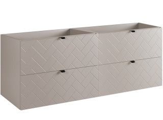 TREND kašmír K160 závesná skrinka pod umývadlo 160 cm TREND kašmír K160 závesná skrinka pod umývadlo 160 cm