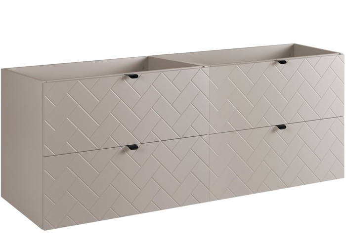 TREND kašmír K160 závesná skrinka pod umývadlo 160 cm