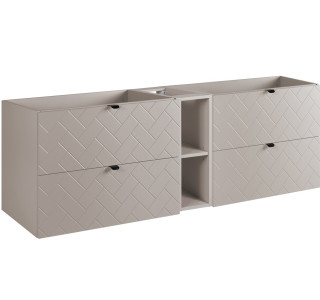 TREND kašmír K180 závesná skrinka pod umývadlo 180 cm