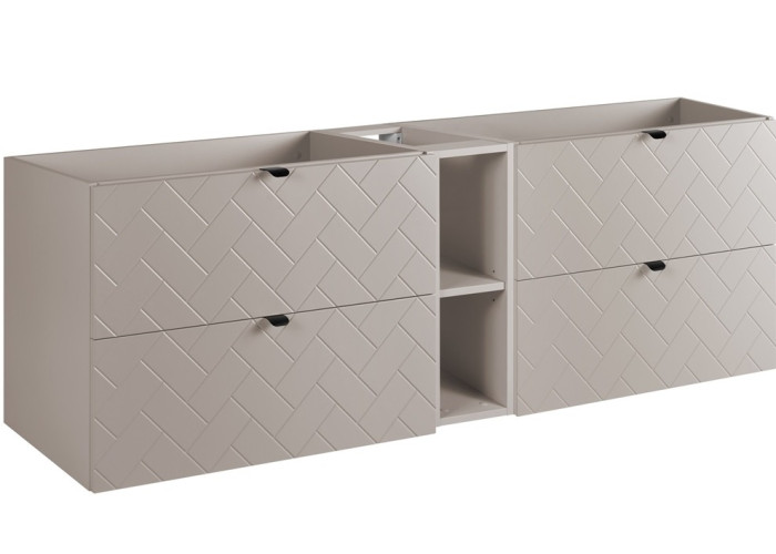 TREND kašmír K180 závesná skrinka pod umývadlo 180 cm TREND kašmír K180 závesná skrinka pod umývadlo 180 cm