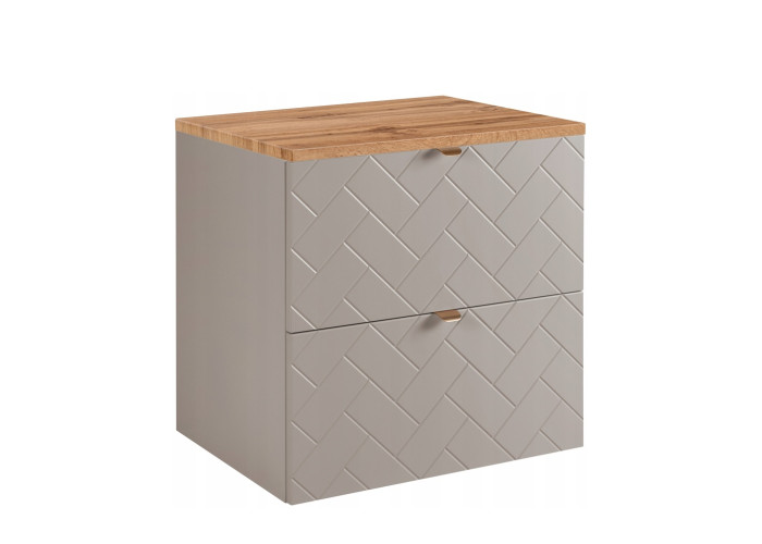 TREND kašmír K60DC závesná skrinka pod umývadlo 60 cm