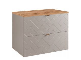 TREND kašmír K80DC závesná skrinka pod umývadlo 80 cm TREND kašmír K80DC závesná skrinka pod umývadlo 80 cm