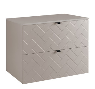 TREND kašmír K80DK závesná skrinka pod umývadlo 80 cm