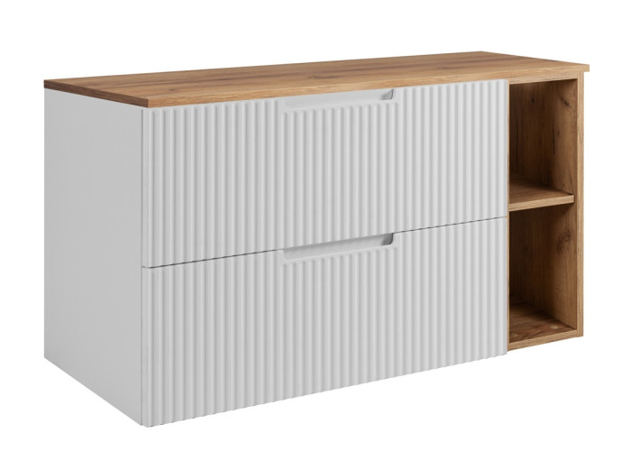 VENA biela W100DC závesná skrinka pod umývadlo 100 cm