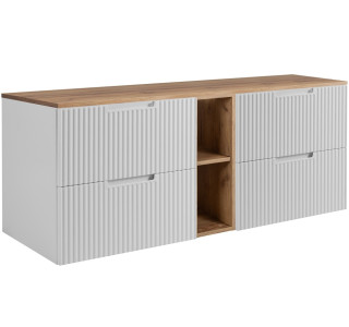 VENA biela W140DC závesná skrinka pod umývadlo 140 cm