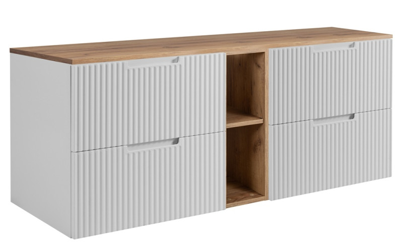 VENA biela W140DC závesná skrinka pod umývadlo 140 cm VENA biela W140DC závesná skrinka pod umývadlo 140 cm