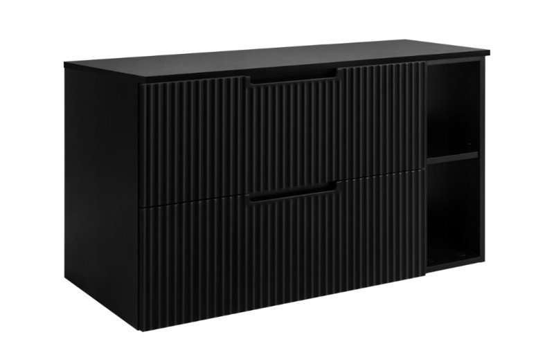 VENA čierna B100DB závesná skrinka pod umývadlo 100 cm