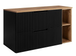 VENA čierna B100DC závesná skrinka pod umývadlo 100 cm