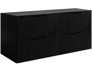 VENA čierna B120DB závesná skrinka pod umývadlo 120 cm