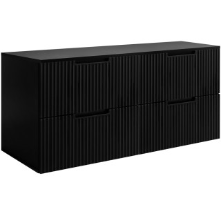 VENA čierna B120DB závesná skrinka pod umývadlo 120 cm