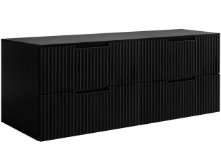 VENA čierna B160DB závesná skrinka pod umývadlo 160 cm