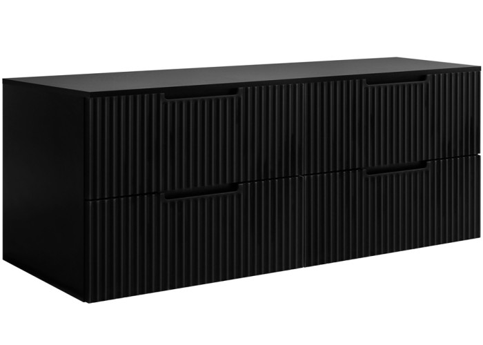 VENA čierna B160DB závesná skrinka pod umývadlo 160 cm