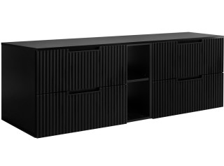 VENA čierna B180DB závesná skrinka pod umývadlo 180 cm