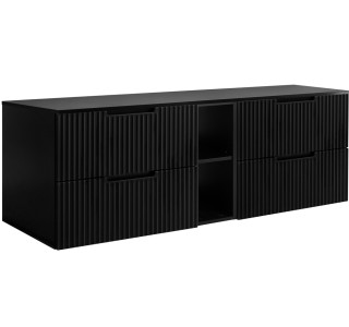 VENA čierna B180DB závesná skrinka pod umývadlo 180 cm