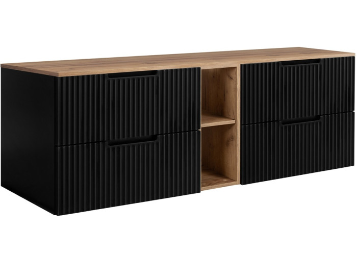 VENA čierna B180DC závesná skrinka pod umývadlo 180 cm VENA čierna B180DC závesná skrinka pod umývadlo 180 cm