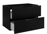 VENA čierna B160DC závesná skrinka pod umývadlo 160 cm