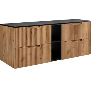 VENA dub craft zlatý C140DB závesná skrinka pod umývadlo 140 cm