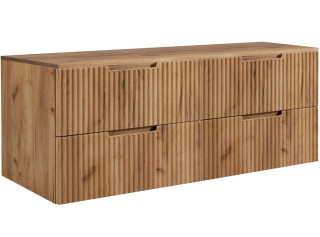 VENA dub craft zlatý C160DC závesná skrinka pod umývadlo 160 cm