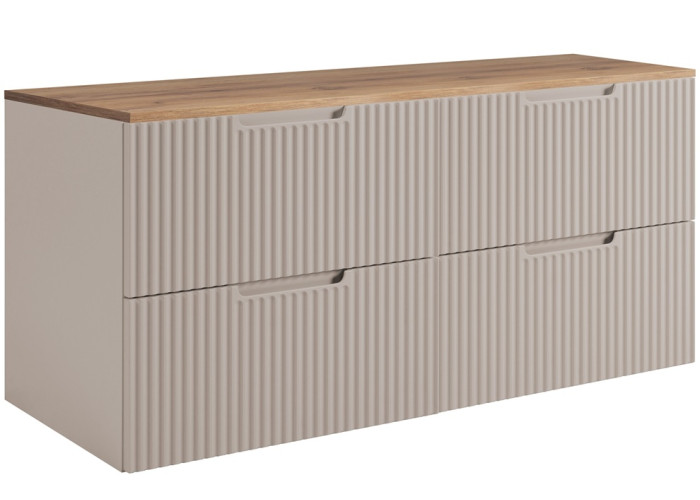 VENA kašmír K120DC závesná skrinka pod umývadlo 120 cm