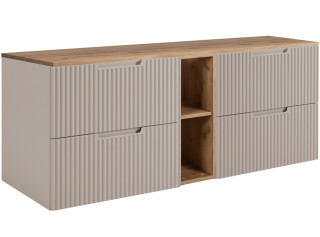 VENA kašmír K140DC závesná skrinka pod umývadlo 140 cm