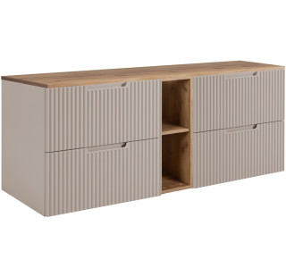 VENA kašmír K140DC závesná skrinka pod umývadlo 140 cm