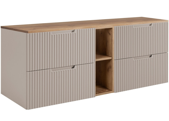 VENA kašmír K140DC závesná skrinka pod umývadlo 140 cm