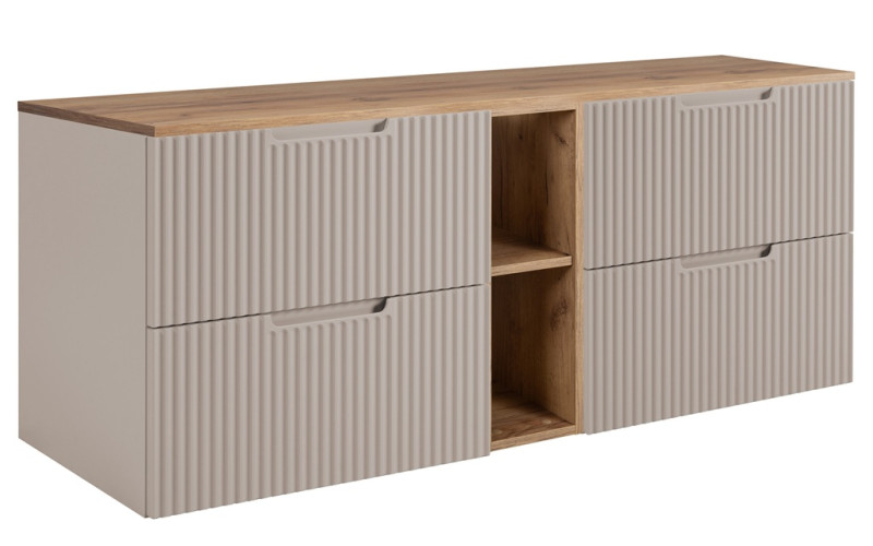 VENA kašmír K140DC závesná skrinka pod umývadlo 140 cm VENA kašmír K140DC závesná skrinka pod umývadlo 140 cm