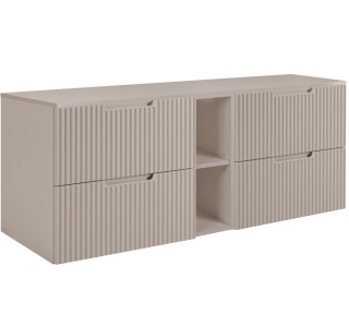 VENA kašmír K140DK závesná skrinka pod umývadlo 140 cm