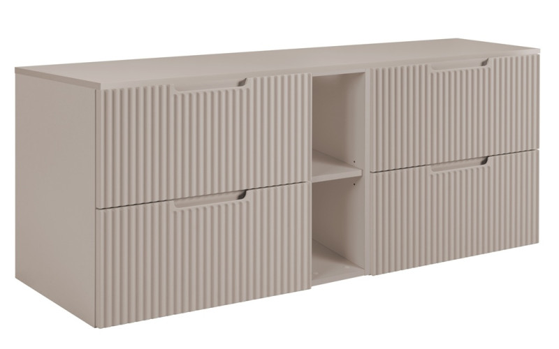 VENA kašmír K140DK závesná skrinka pod umývadlo 140 cm