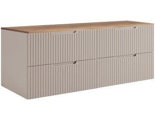 VENA kašmír K160DC závesná skrinka pod umývadlo 160 cm