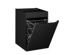 NOVA BLACK 81-40-1DK kúpeľňová skrinka s košom 40 cm
