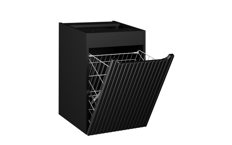 NOVA BLACK 81-40-1DK kúpeľňová skrinka s košom 40 cm
