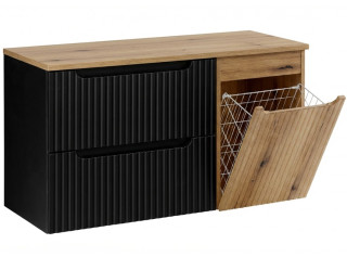 NOVA BLACK 82-100-B3-DE skrinka pod umývadlo s košom 100 cm